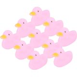 Baby Floating Rubber, Kid Shower Floating Duck Mini Banheira Chick Baby Squeaky Duck Baby Squeaky Bath Brinquedo De Borracha Para Jogos De P
