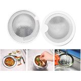 2 Pcs Kitchen Sink Colander Tela De Aço Inoxidável Filtro De Drenagem Coador De Mini Pia Tela Do Filtro Pia Da Cozinha Chuveiro Banho
