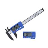 1-pack Azul Ou Prata Lcd Vernier Pinça 0-100mm, Alto