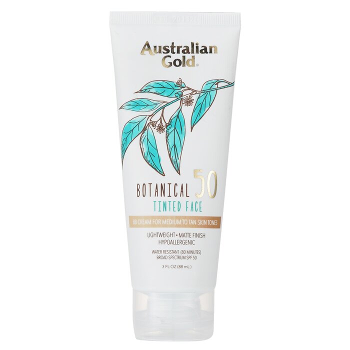 Protetor Solar Bb Cream Australian Gold Spf 50 Tinted Face Med-ta