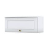 Armário Aéreo 1 Porta Basculante 80 Cm Americana Branco Hp - Henn
