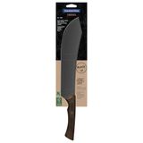 Faca Para Carne Tramontina Churrasco Lamina De Aço Inox Escurecido E Cabo De Madeira 10 Polegada