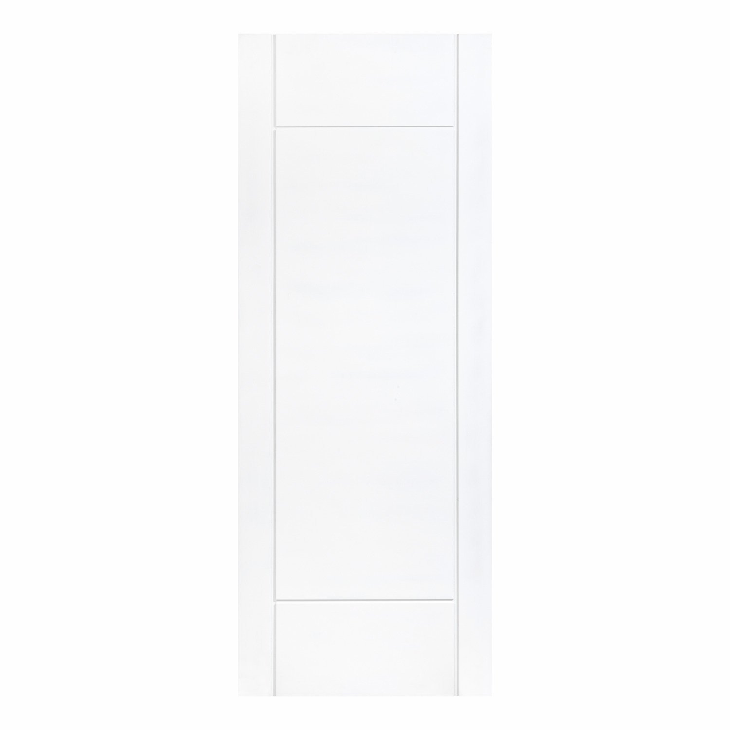 Folha De Porta Maciça 210x80cm Eucalipto Pm95 Clean Cruzeiro Portas Fundo Primer Branco