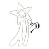 Pisca-pisca Estrela Mangueira Branco Quente Natal
