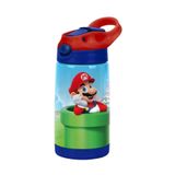 Garrafa Inox Garrafinha Infantil Escolar Super Mario Bros