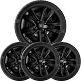 4un Calota Mobi Argo Uno Way Aro 14 Black Com Logo 191cb