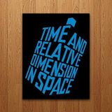 Placa Decorativa Séries Time And Space Viagem No Tempo 27x35