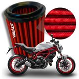 Filtro Ar Esportivo Ducati Monster 797cc Ano 2018 A 2020