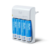 Carregador De Pilhas Multilaser Aa/aaa + 4 Pilhas Aa 2500mah