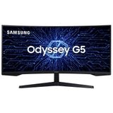 Monitor Gamer Odyssey G5 34&quot; Ultra Wqhd, 165hz, 1ms, Hdmi, Display Port, Freesync, Preto