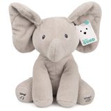 Brinquedo De Pelúcia Gund Baby Animated Flappy The Elephant 30 Cm Cinza
