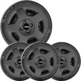 4x Calota Gm Corsa Celta Prisma Aro 14 Grafite Emblema 053cb