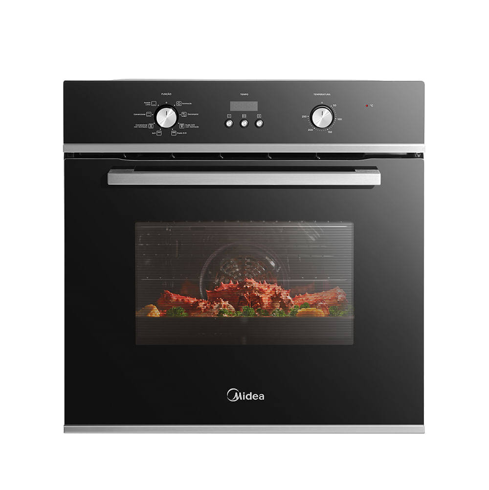 Forno Elétrico De Embutir 80l Digital Midea Tcd80l2 - 220v