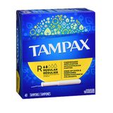 Tampões Tampax Com Aplicador Flushable Regular