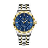 Lige Mens Luxury Stainless Steel Watch - À Prova D &#39;água Lg89142f