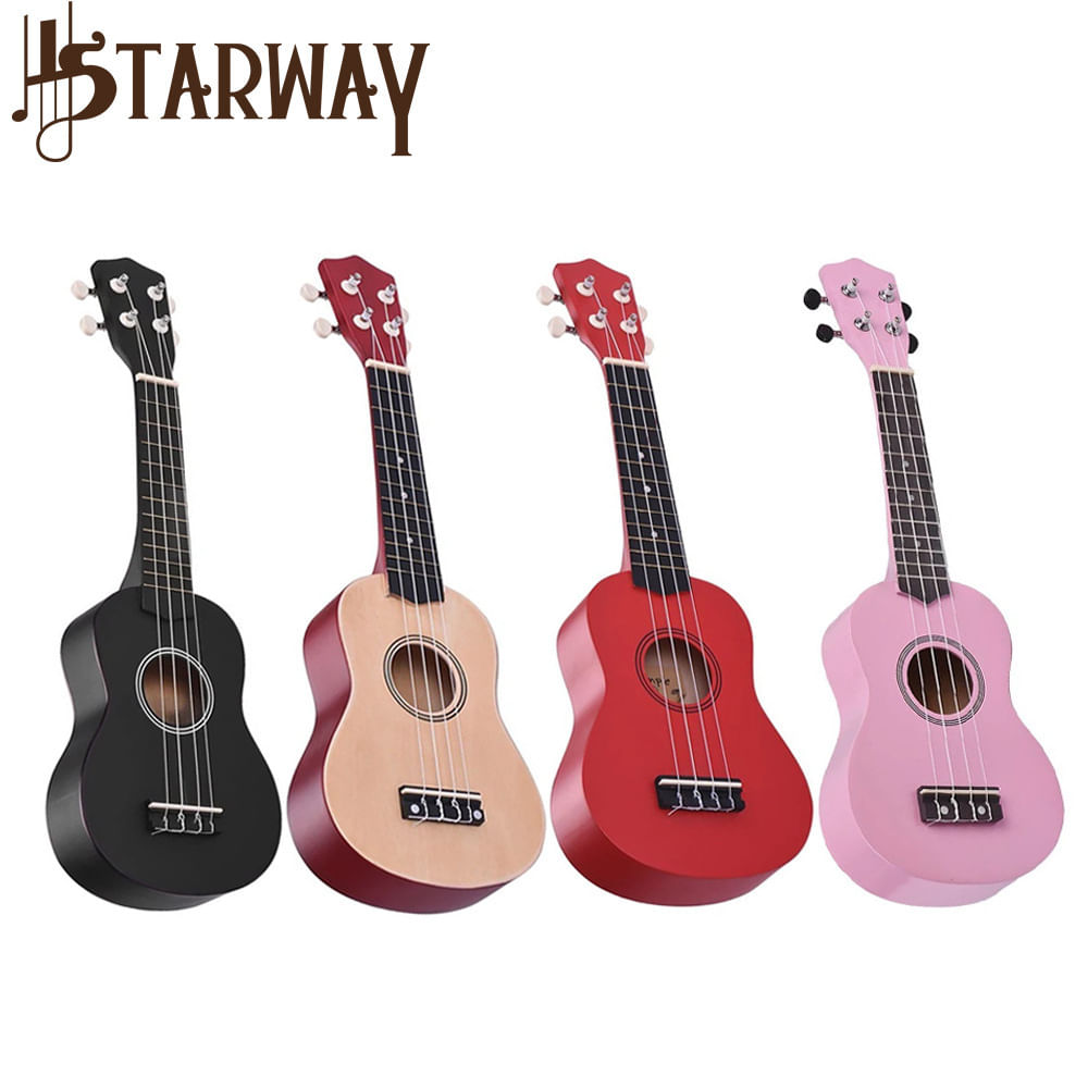 Ukulele En Bois De Tilleul De 21 Pouces, Mini Inst... – Grandado