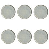 Conjunto De Pratos Rasos 06 Peças Bio Green Granite Porto Brasil