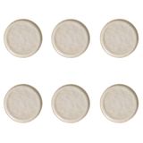 Conjunto De Pratos De Sobremesa 06 Peças Linhas Latte Porto Brasil