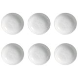 Conjunto De Pratos Fundos 06 Peças Linhas New White Porto Brasil