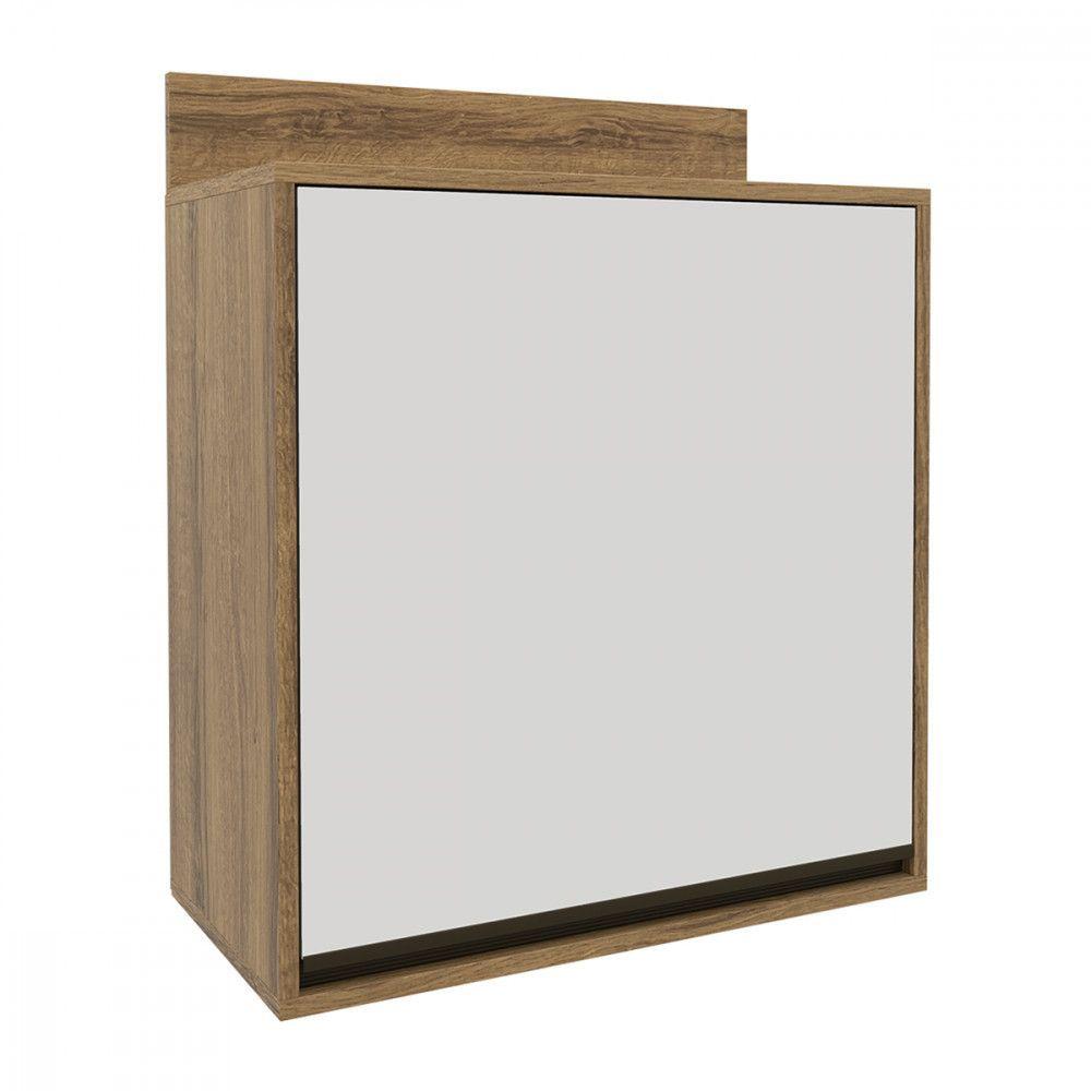 Armário Aéreo Confort Cinamomo Com Off White Batrol Cinamomo Com Off White