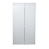 Porta De Alumínio Camarão Lambril Branco Linha 25 - Dc