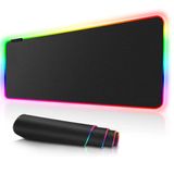 Mousepad Gamer Grande Com Led Rgb 11 Efeitos 80x30 Cm