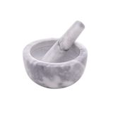 Pilão E Socador 12 Cm Em Mármore Marin Lyor