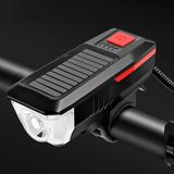 Lanterna Para Bike Led T6 Carregamento Solar/usb