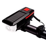 Lanterna Para Bike Led T6 Carregamento Solar/usb