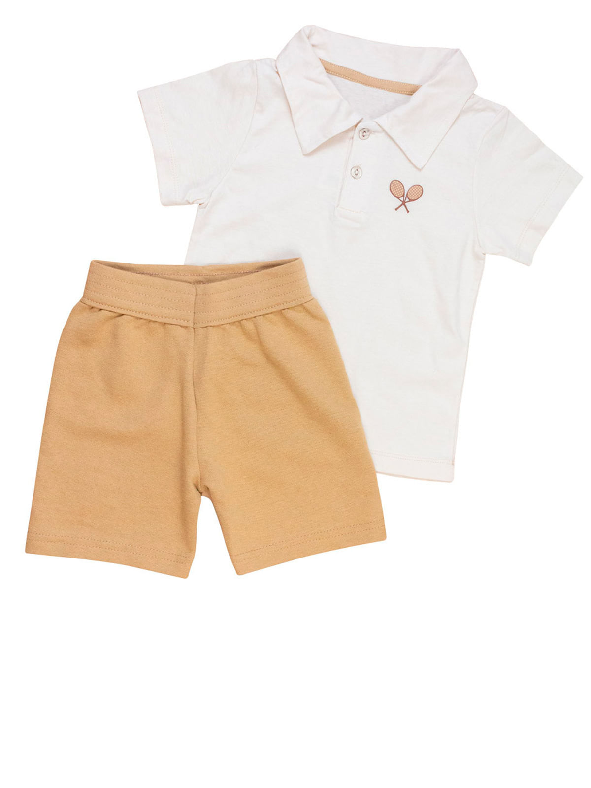 Conjunto Infantil Menino Camiseta E Shorts Roupa De Criança Curto