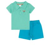 Conjunto Infantil Menino Camiseta E Shorts Roupa De Criança Curto