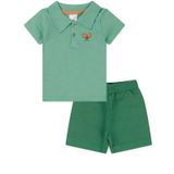 Conjunto Infantil Menino Camiseta E Shorts Roupa De Criança Curto