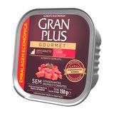 Ração Úmida Granplus Gourmet Para Gatos Adultos Patê Carne 150g