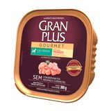 Ração Úmida Granplus Gourmet Para Cães Sênior Patê Frango 300g