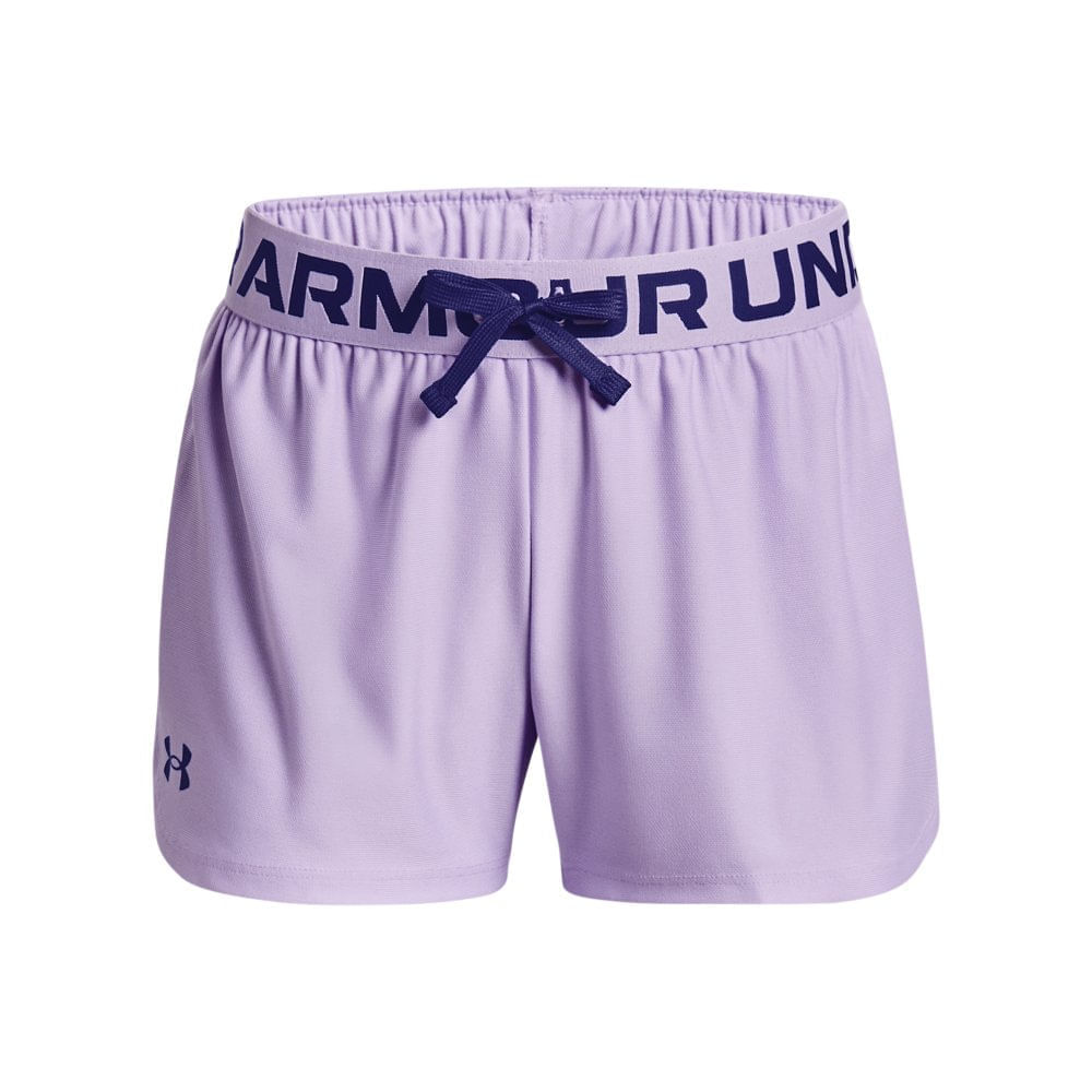 Shorts Infantil Under Armour Play Up Solid Pp Roxo