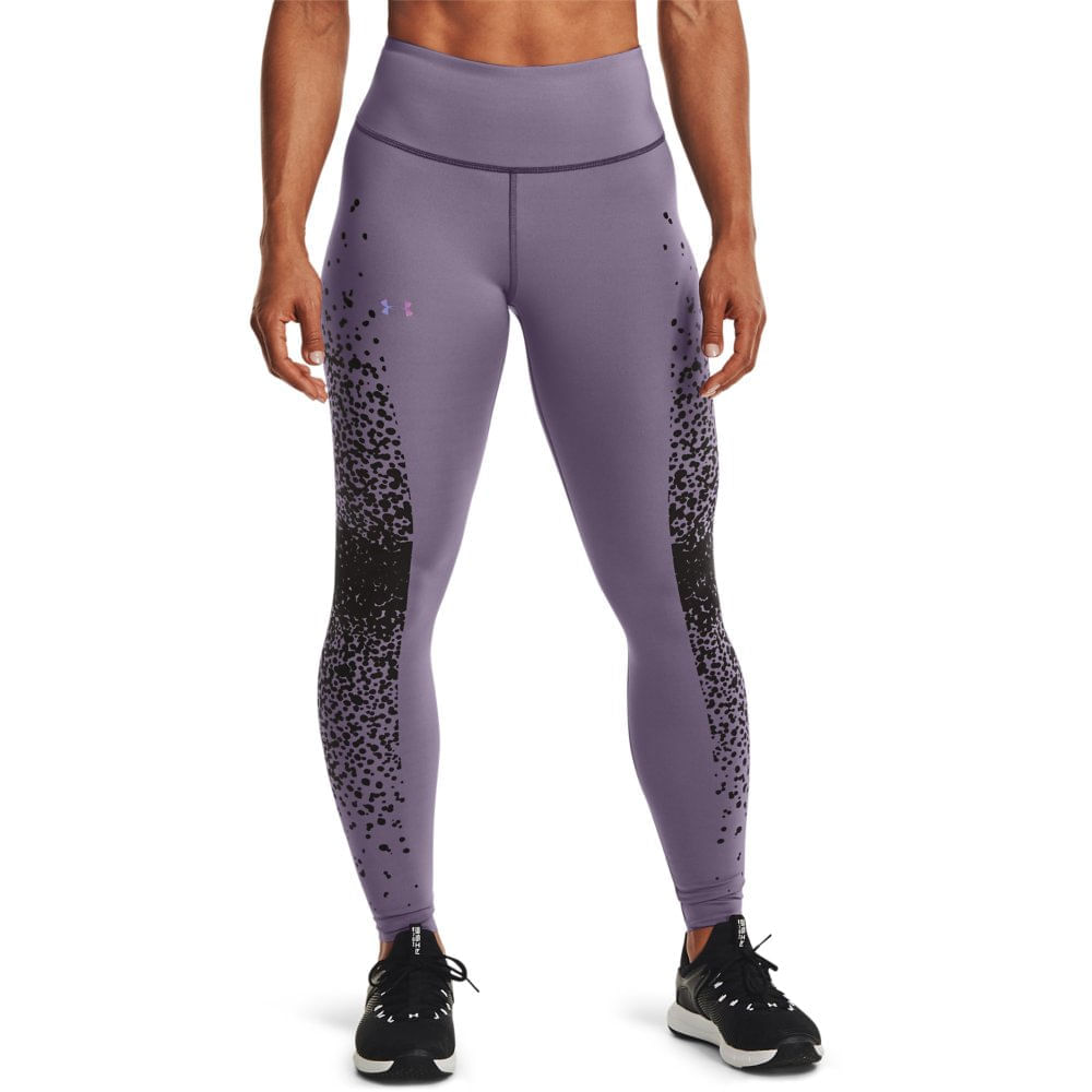 Legging De Treino Feminina Under Armour Rush Flagship Ns Pp Roxo