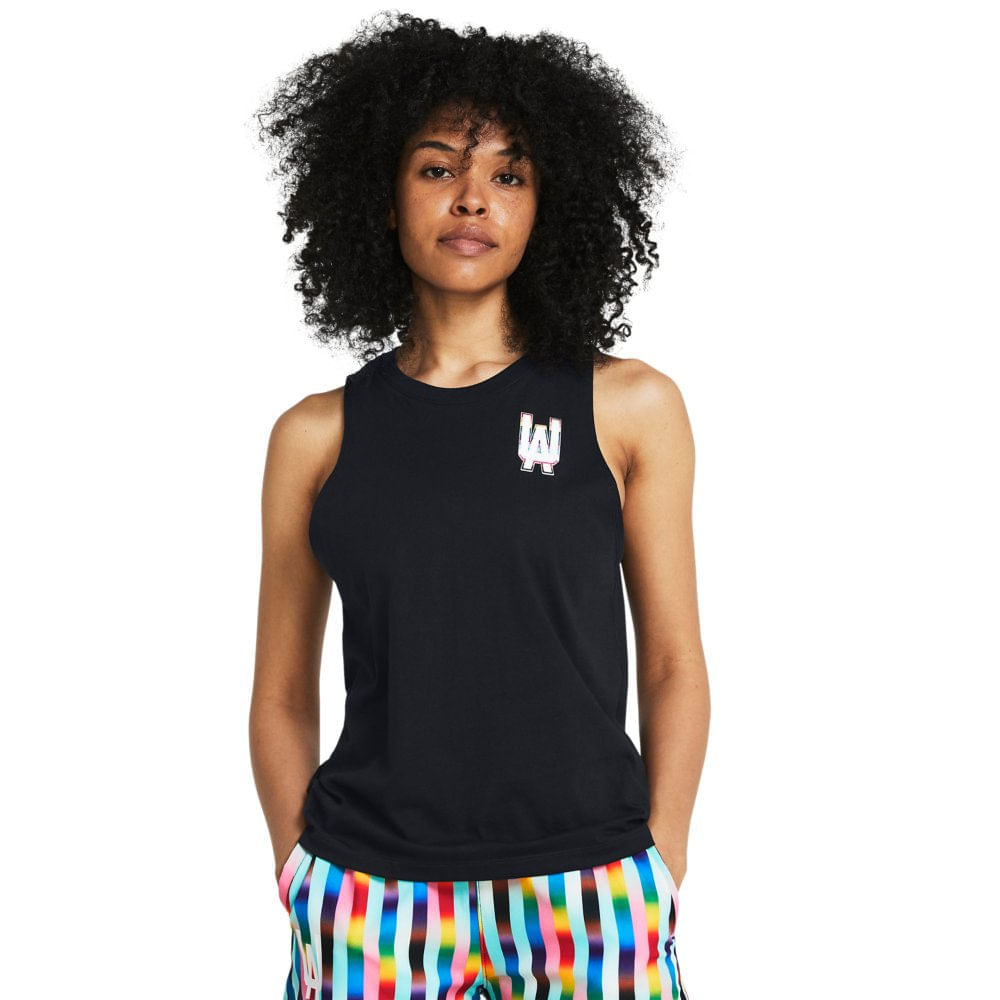 Regata Feminina Under Armour Pride Gg Preto