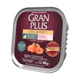 Ração Úmida Granplus Gourmet Para Gatos Castrados Anti Bola De Pelo Patê Salmão 100g