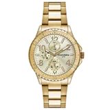 Relógio Mondaine Dourado Feminino 32586lpmvde1 Aço 5atm