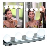 Luz De Espelho Led 4 Lampadas Studio Glow