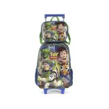 Kit Mochila Rodinhas + Lancheira Toy Story Verde