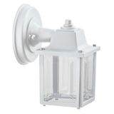 Luminaria Arandela Externo Colonial Plastico Branco Alz19