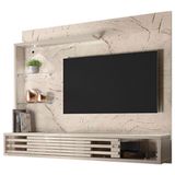 Estante Home Theater Suspenso Frizz Select Calacata Off White - Madetec