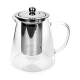 Chaleira Boro De Vidro Com Infusor Inox Bule Para Chá 750ml