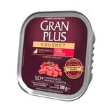 Ração Úmida Granplus Gourmet Gatos Adultos Patê Carne 100g