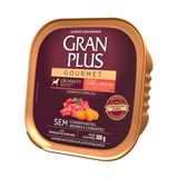 Ração Úmida Granplus Gourmet Cães Adultos Patê Carne E