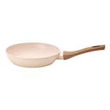 Frigideira De Alumínio Ceramica Antiaderente 24cm Fundo Triplo Indução Mimo Style Linha Mármol Cook