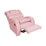 Poltrona Reclinável Imperial Zero Wall Amamentação Com Assento De Elevação Corano Rosa 309