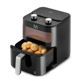 Fritadeira Elétrica Sem Óleo Air Fryer 5l Com Visor Gourmet 1500w 220v Preta Multi Home - Go222