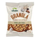 Granola Quinoa Com Castanha 200g - Vitalin